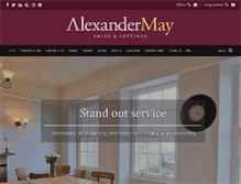 Tablet Screenshot of alexandermay.co.uk